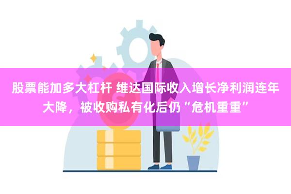 股票能加多大杠杆 维达国际收入增长净利润连年大降，被收购私有化后仍“危机重重”