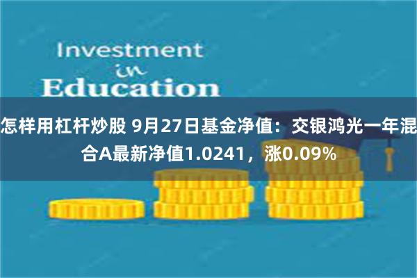 怎样用杠杆炒股 9月27日基金净值：交银鸿光一年混合A最新净值1.0241，涨0.09%