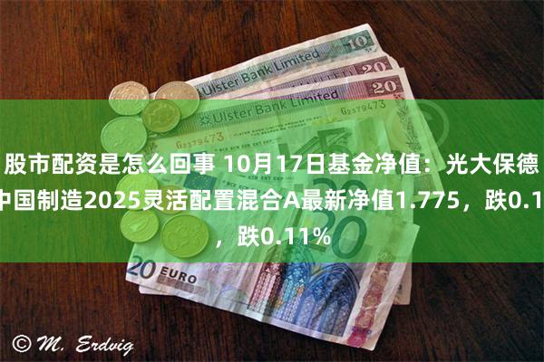 股市配资是怎么回事 10月17日基金净值：光大保德信中国制造2025灵活配置混合A最新净值1.775，跌0.11%