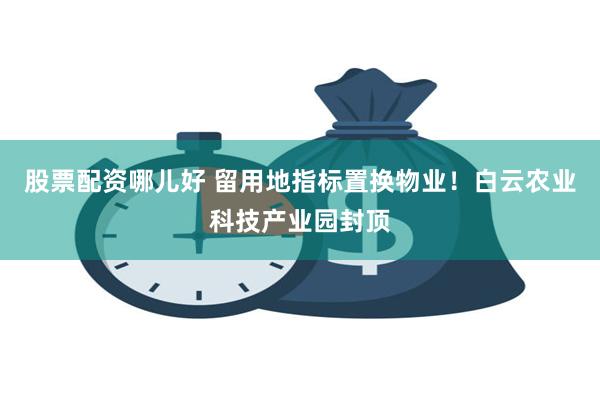 股票配资哪儿好 留用地指标置换物业！白云农业科技产业园封顶